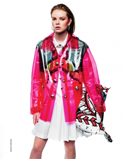 Gwen Loos for D La Repubblica September 2014 photographer Gergory Derkenne 